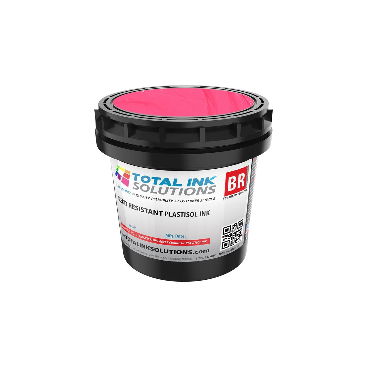 Bleed Resistant Plastisol Ink – Quart – For 50/50 Cotton/Poly Blends
