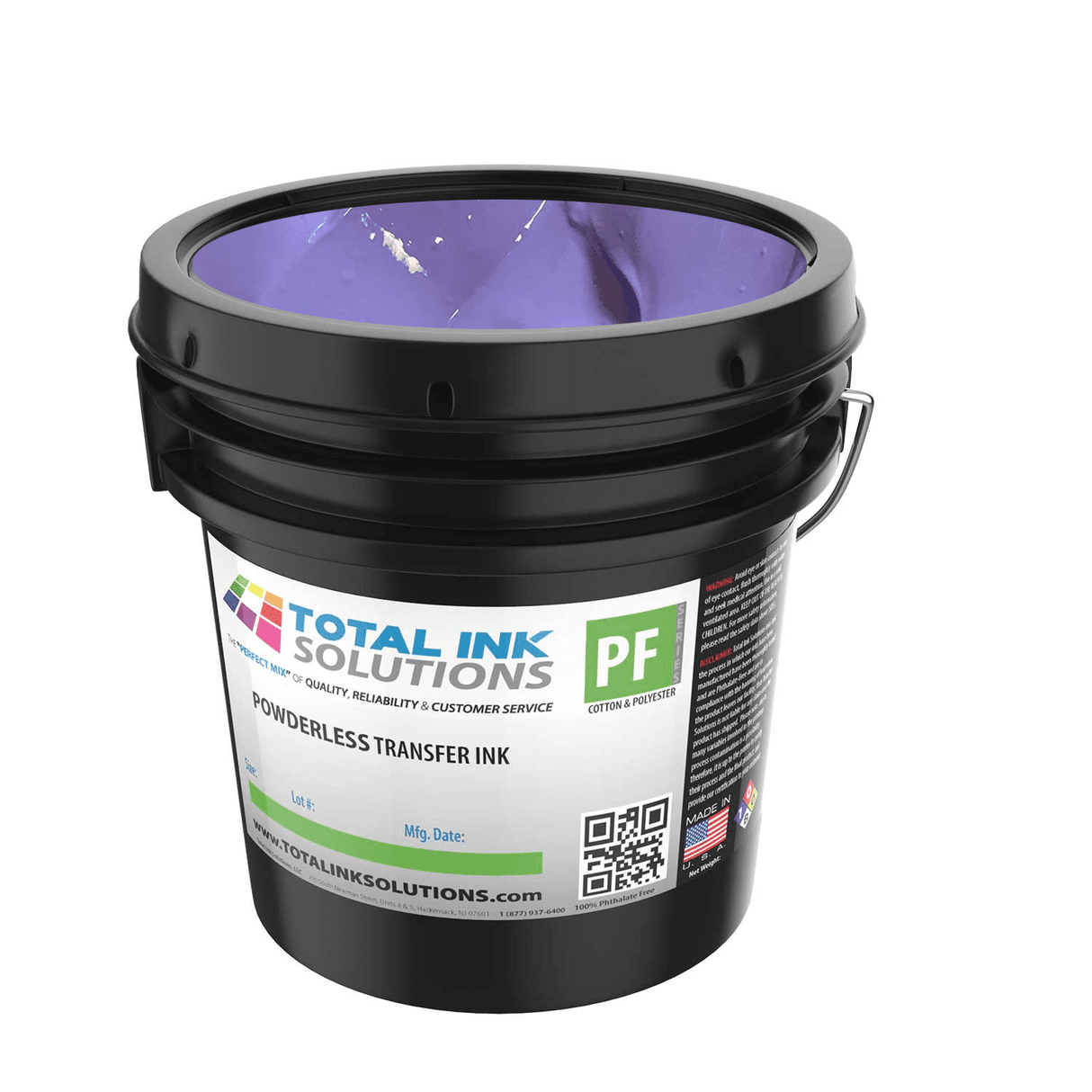 Powderless Plastisol Transfer Ink – Quart – Transfers on Cotton, Polyester