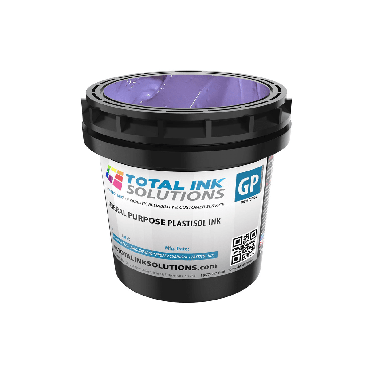 General Purpose Plastisol Ink Colors – Quart - 100% Cotton