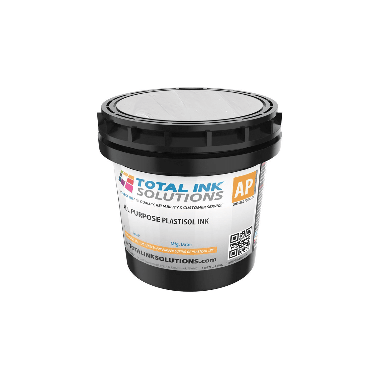 All Purpose Plastisol Ink – Colors – Quart – For Cotton, Polyester & Blends