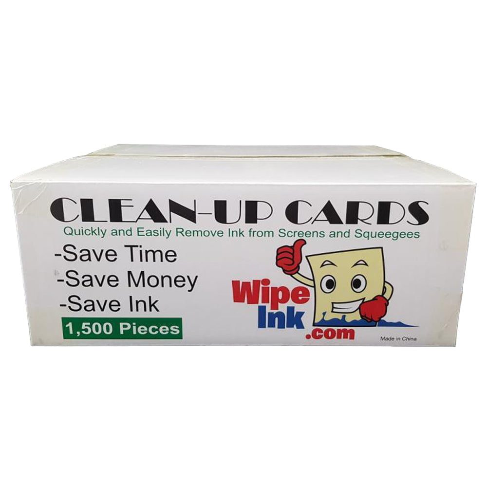 Disposable Coated Clean-Up Cards – 3.5" x 3.5" – Pack of 1,500