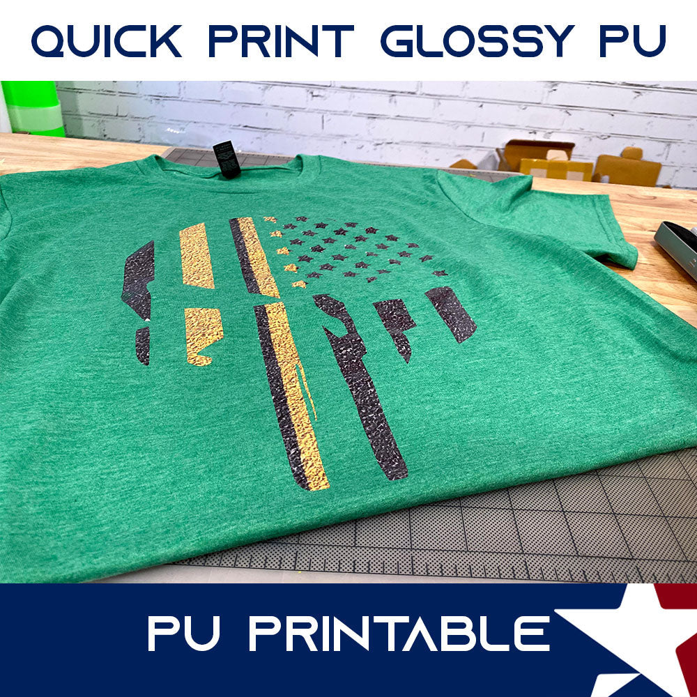 QuickPrint™ Semi-Gloss PU Printable Heat Transfer Vinyl