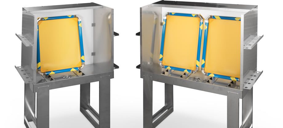 Vastex Washout Booth Deluxe Kit - Includes Washout Booth, Light Kit And Filter Mesh 120V Or 240V)