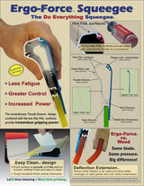 Ergo Force Squeegee Handle – 70 Durometer for Smooth & Even Ink Coverage
