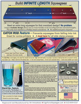Ergo Force Squeegee Handle – 80 Durometer for Versatile Screen Printing
