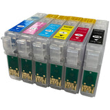 Epson 1430 Refillable Cartridge Set w/ 6 Syringes & Long Needles