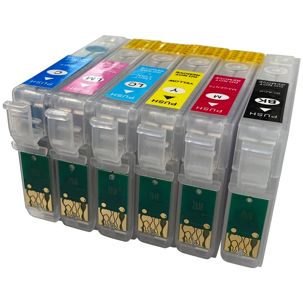 Epson 1430 All Black Ink Conversion Kit w/ One Syringe & Long Needle – 8oz Black Ink