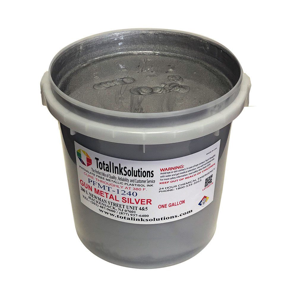 Gunmetal Silver Metallic Ink