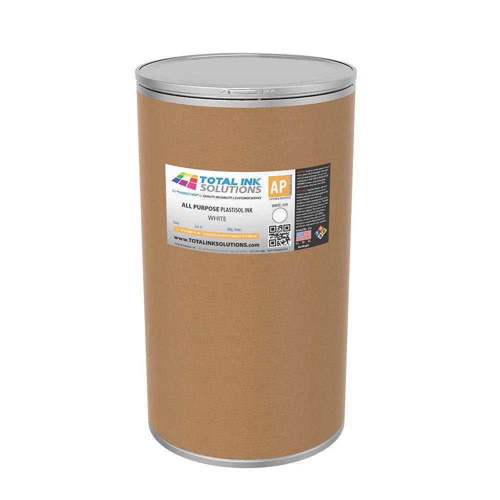 All Purpose Plastisol Ink – White – For Cotton, Polyester & Blends