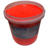 Fluorescent Puff Day Glow Plastisol Ink – Safety Orange – 3D Effect