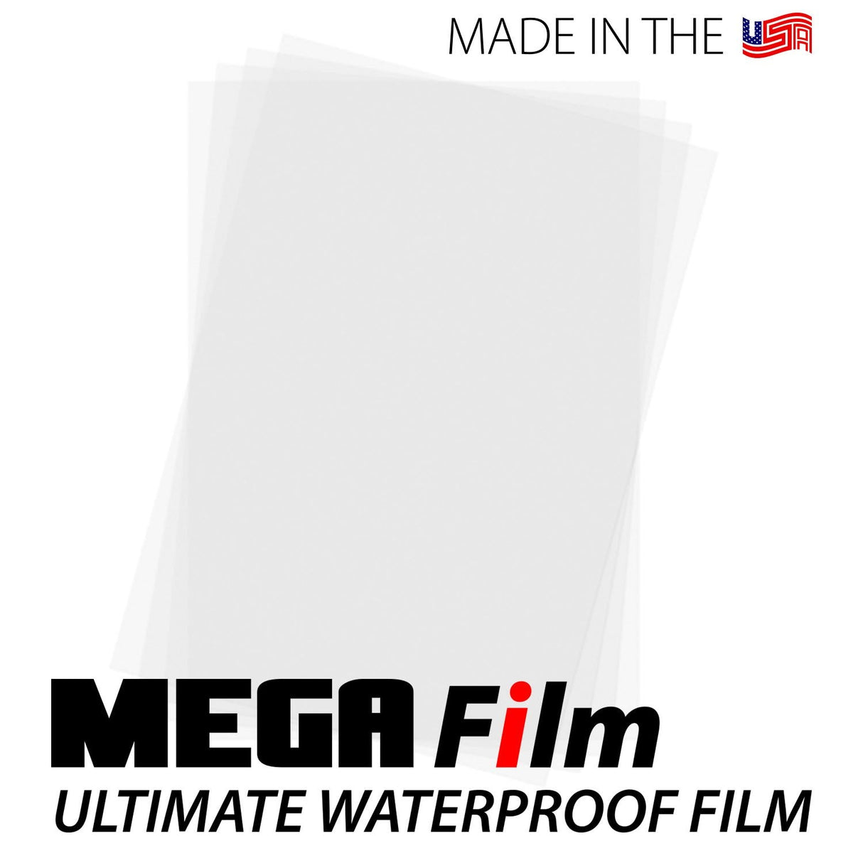 Mega Inkjet Waterproof Film Sheets – 8.5" x 11"
