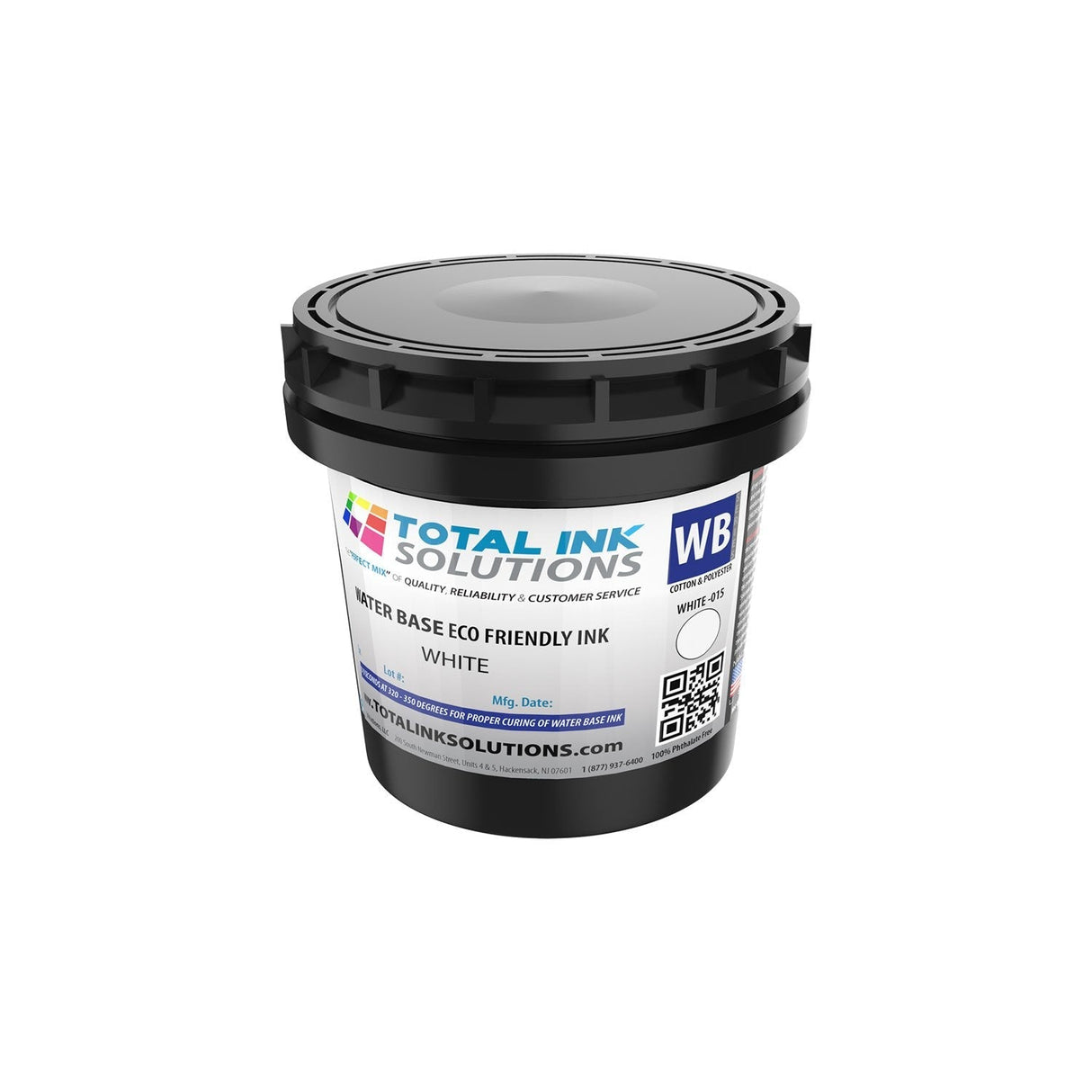 Water-Based Textile Ink – Colors – Pint