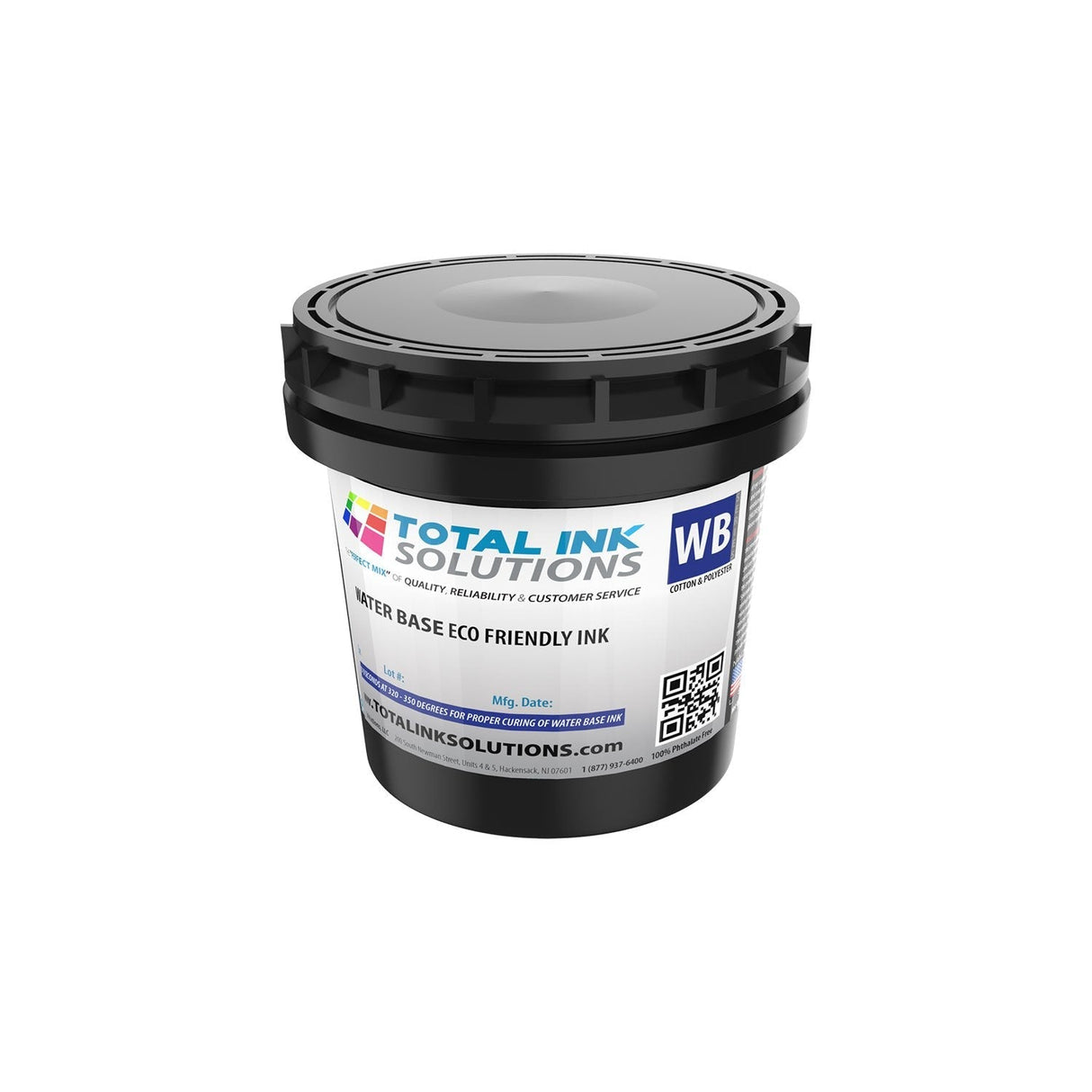 Water-Based Textile Ink – Colors – Pint